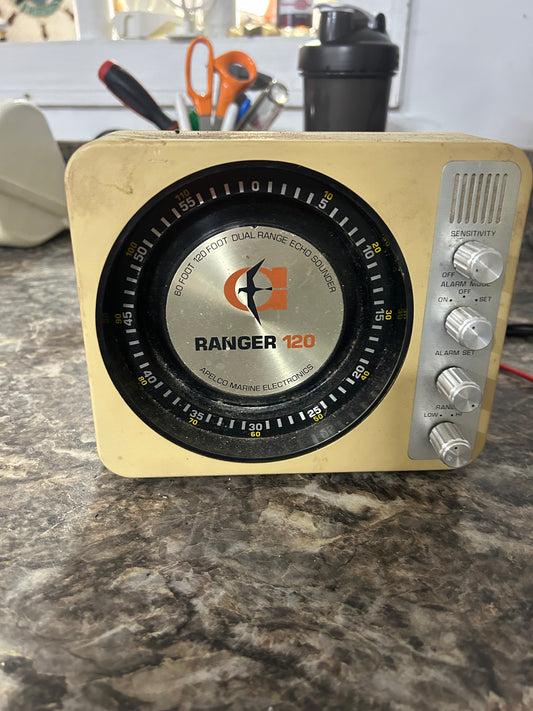 Apelco Ranger Echo Sounder Depth Finder 12V Dual Range