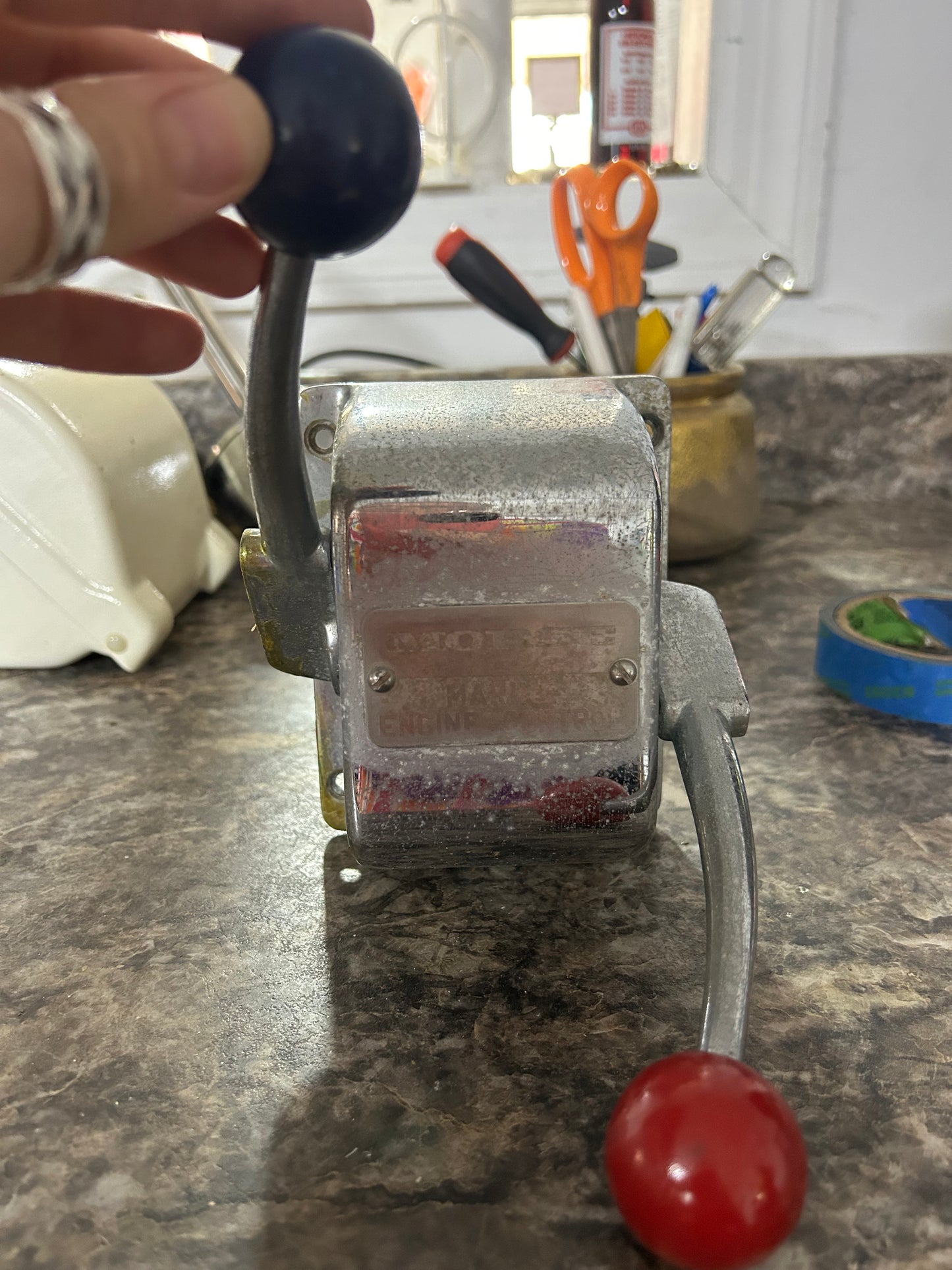Morse Controls Dual Lever Engine Throttle Shift Control