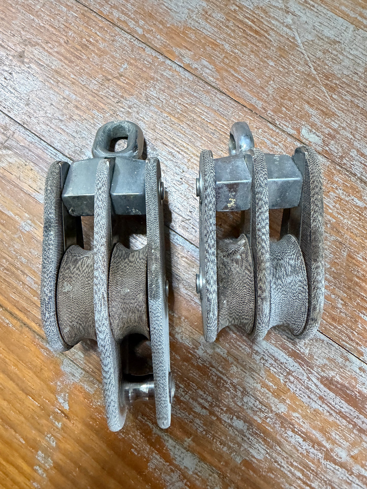 Gibb Tufnol Boom Vang Blocks : Fiddle & Double - 7/16" Line