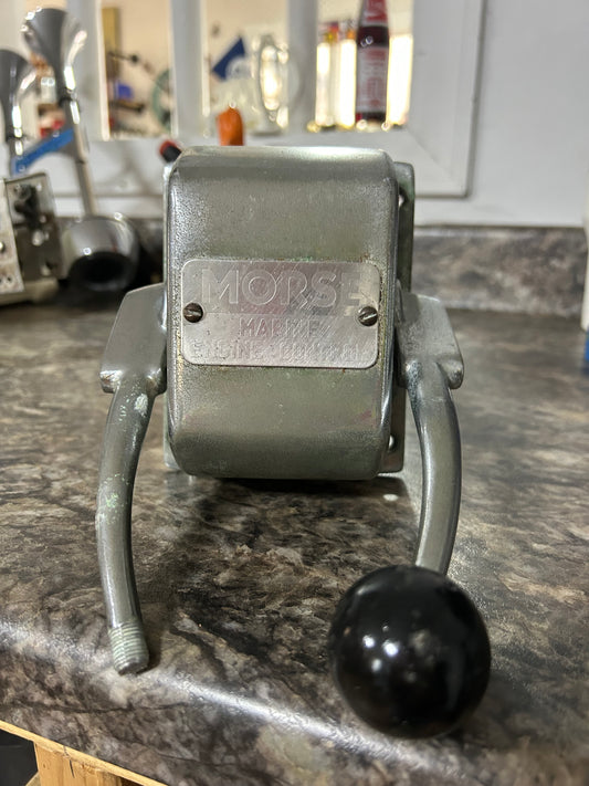 Morse Engine Control Dual Lever Throttle Shift Control (Missing Knob)