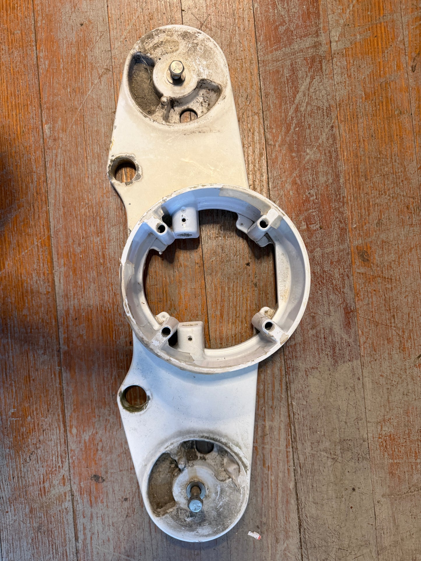 Edson C-212 Instrument Mounting Plate & Collar - 9.5" Pedestal Fitting
