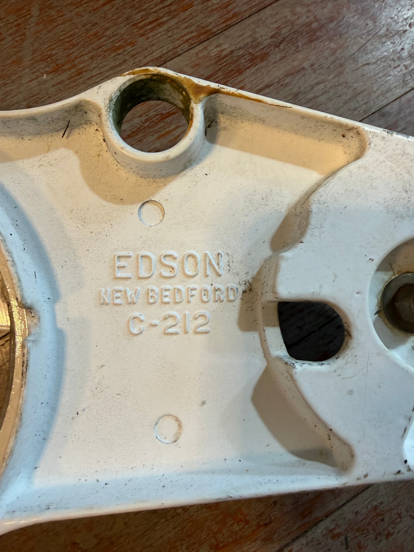 Edson C-212 Instrument Mounting Plate & Collar - 9.5" Pedestal Fitting
