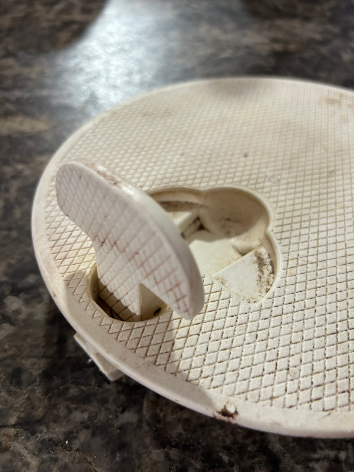 PAIR of 8” round access deck plates