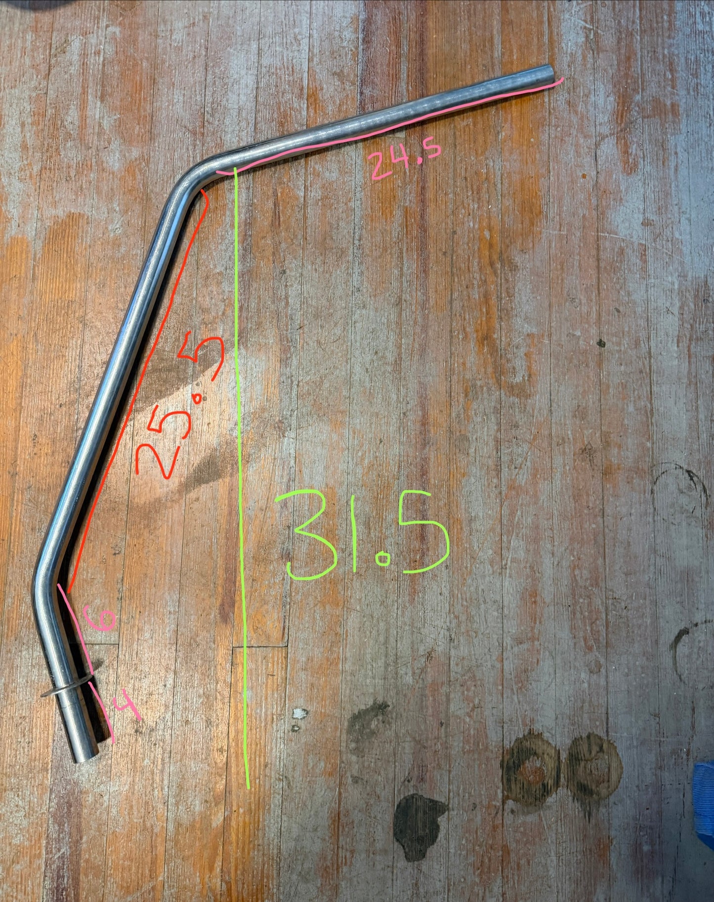 Stainless Steel Single Davit - 31 1/2" Height x 42 1/2" Width