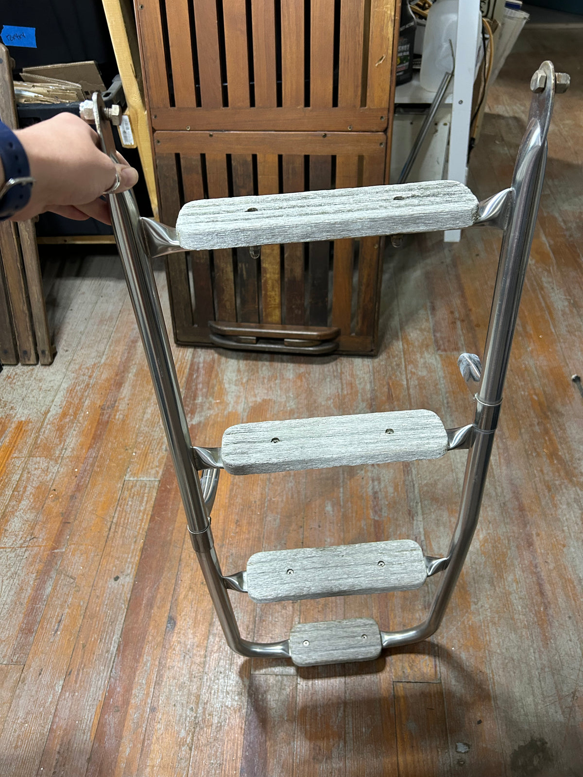 4-Step Stainless Steel Swim Ladder 37”