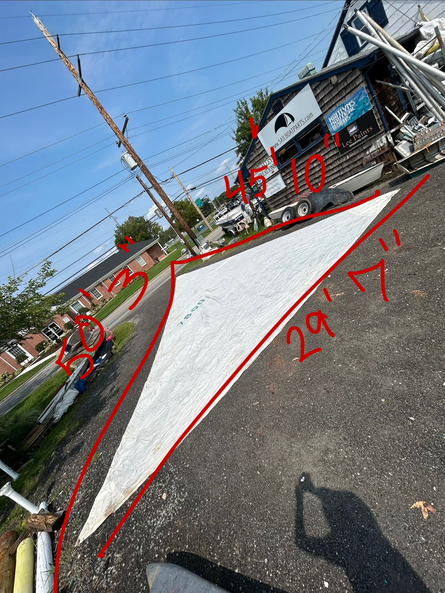 McKibbin Sail OFF a Columbia 43 - 50'3" x 45'10" x 29'7"