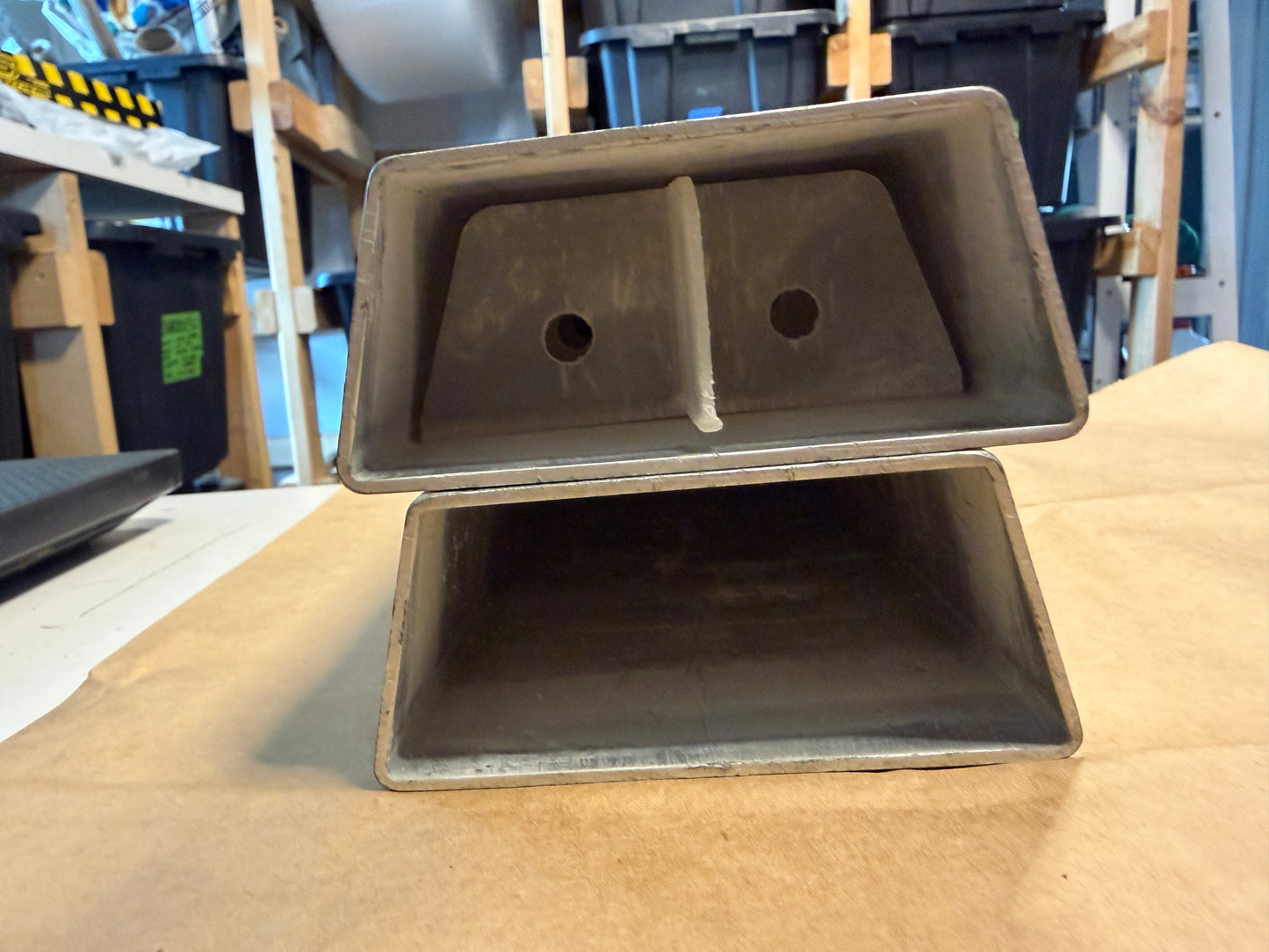 PAIR Ice Cube Trays - One is missing cube insert