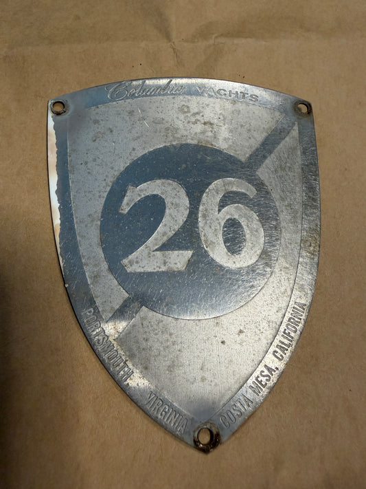 Columbia 26 Emblem