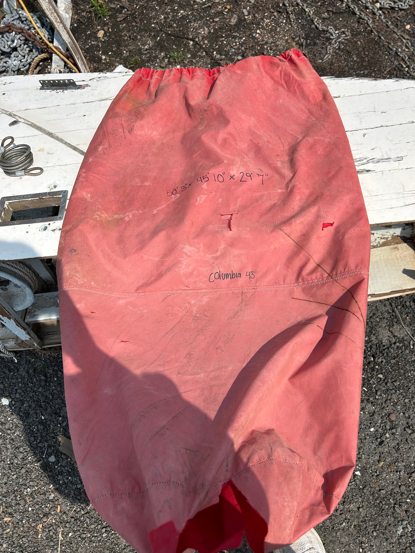 McKibbin Sail OFF a Columbia 43 - 50'3" x 45'10" x 29'7"
