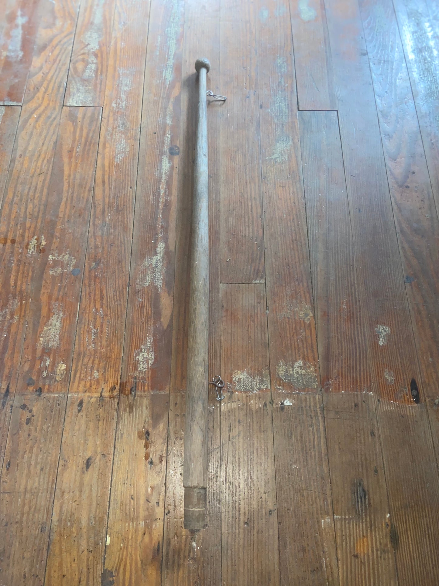 35.5” Long Wooden Flag Pole- 1 1/8” Insert