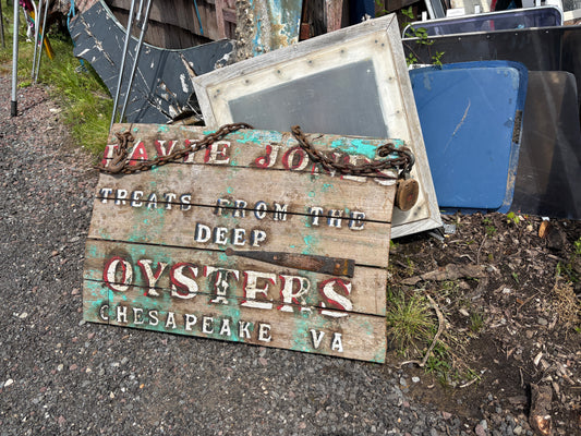 Locally Made Oyster Sign