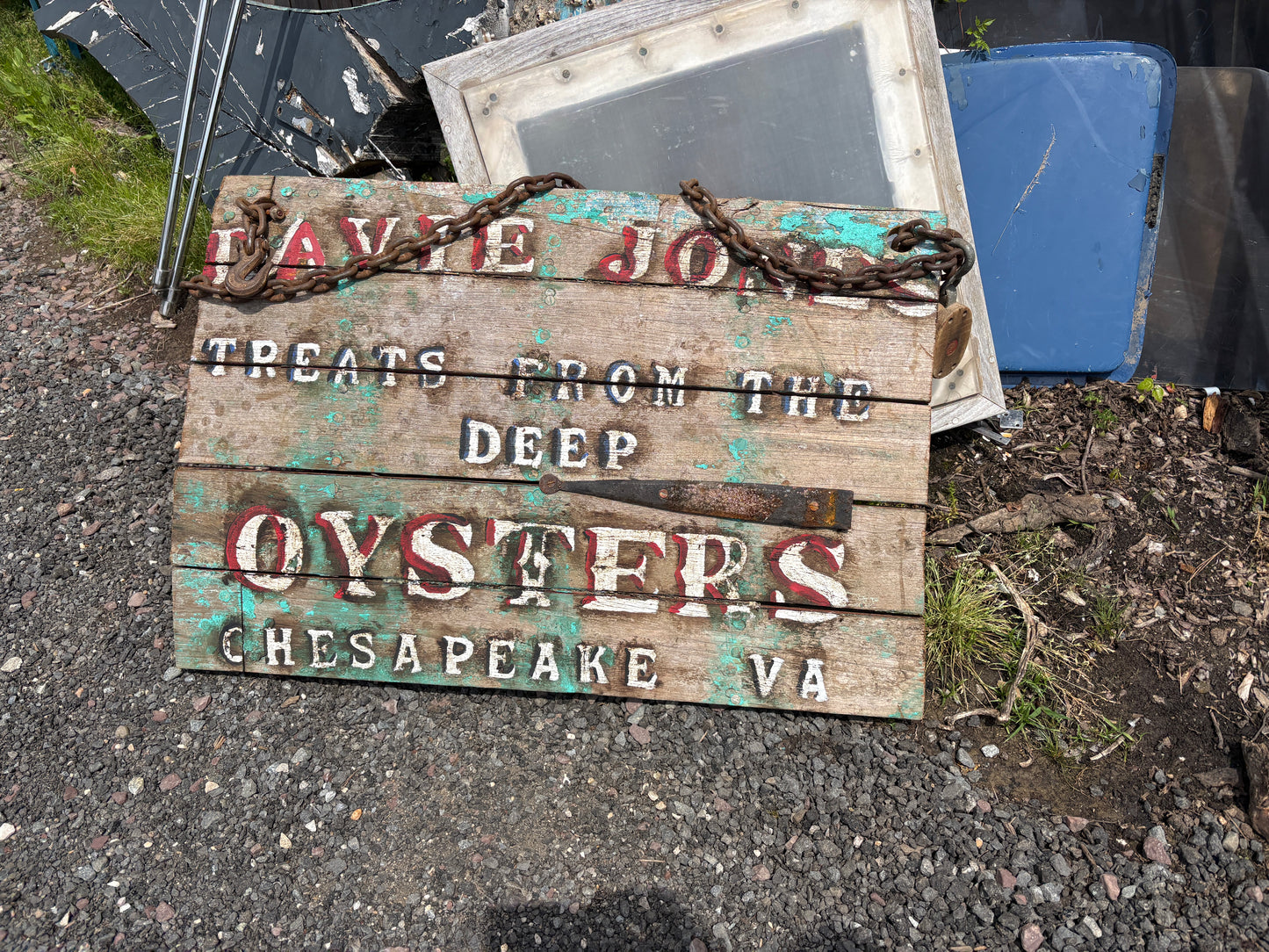 Locally Made Oyster Sign