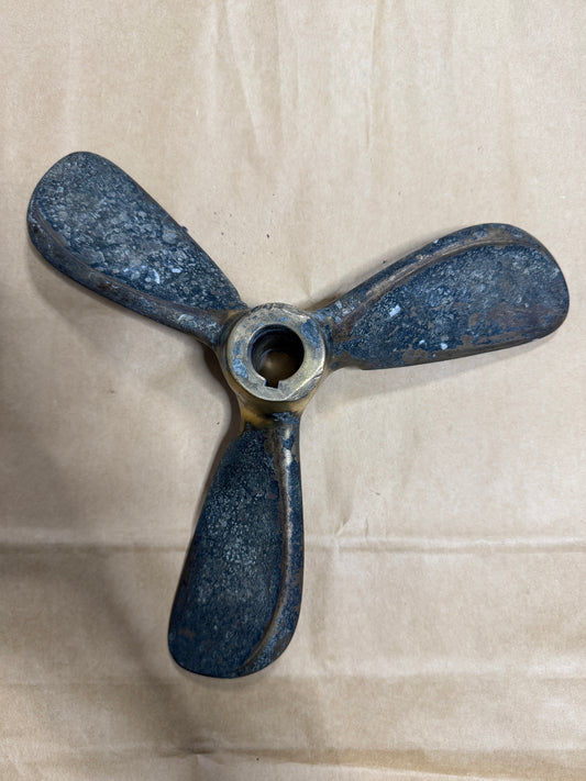 Campbell Sailor Cupped 3 Blade Propeller - 13 RH P7 - 15/26" to 13/16" Tapered Keyed Shaft