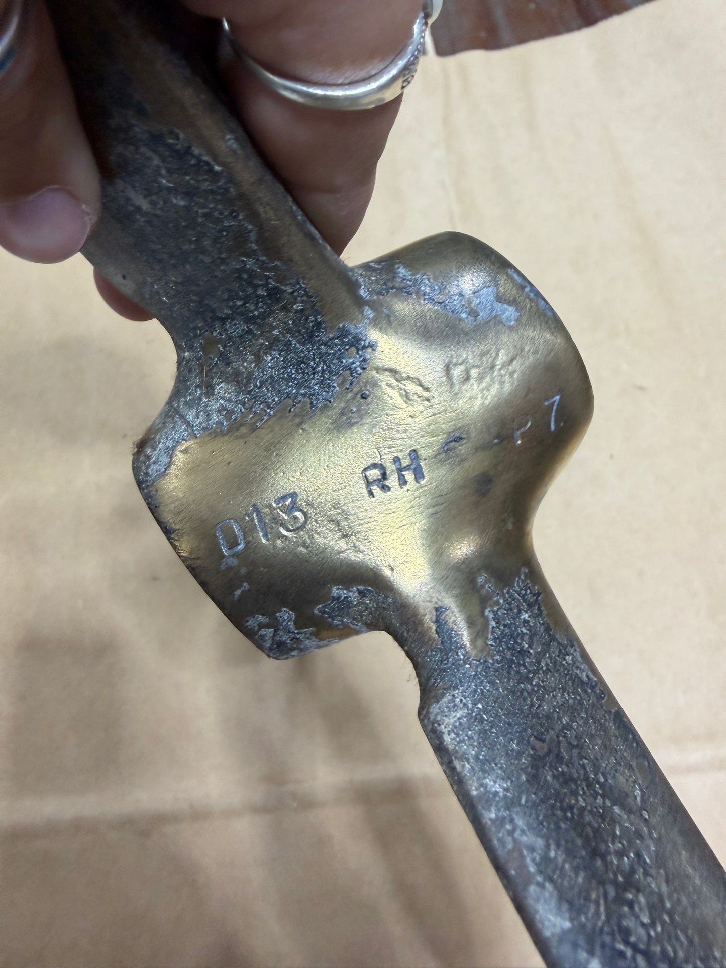 Campbell Sailor Cupped 3 Blade Propeller - 13 RH P7 - 15/26" to 13/16" Tapered Keyed Shaft