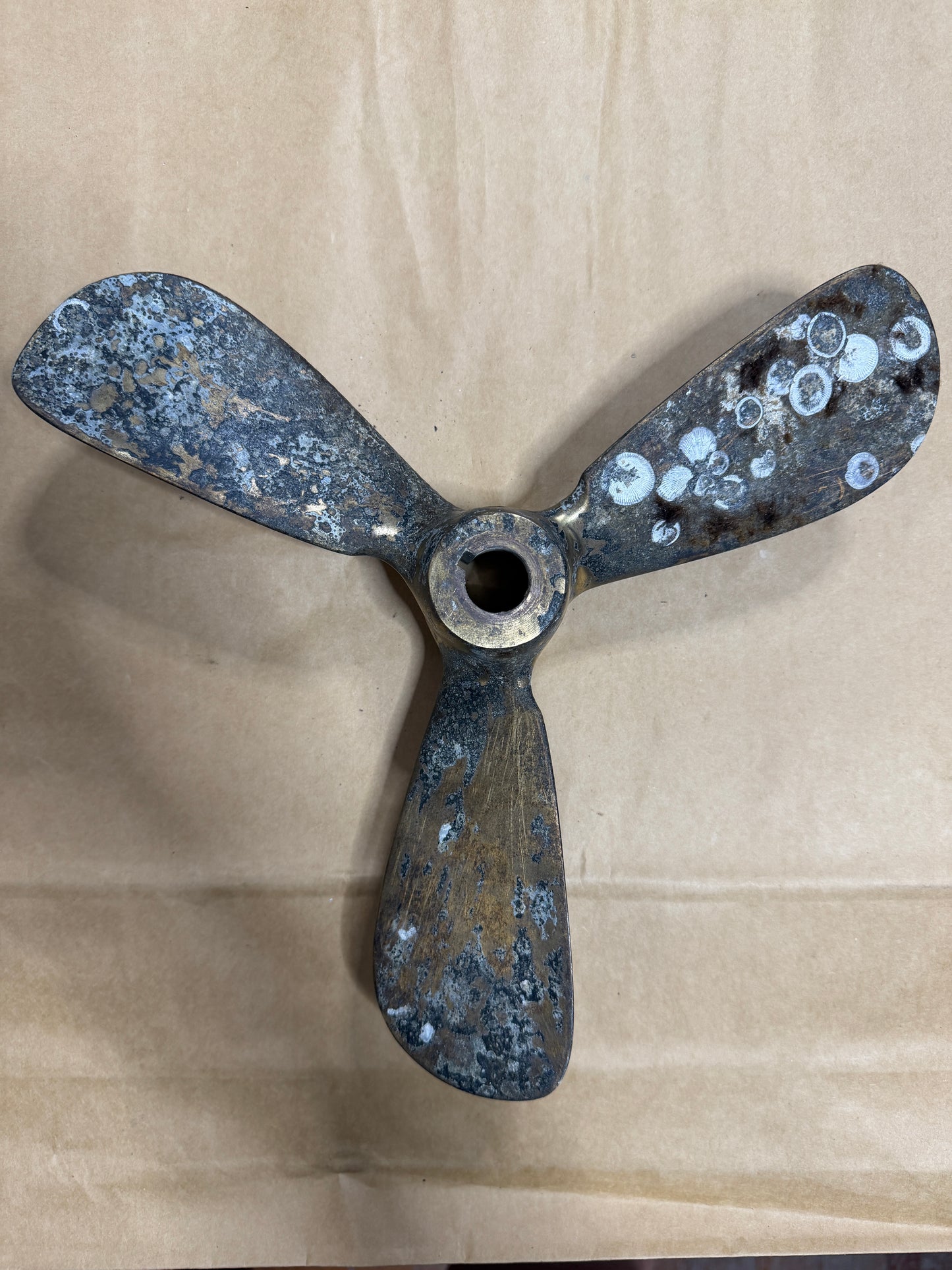 Campbell Sailor Cupped 3 Blade Propeller - 13 RH P7 - 15/26" to 13/16" Tapered Keyed Shaft