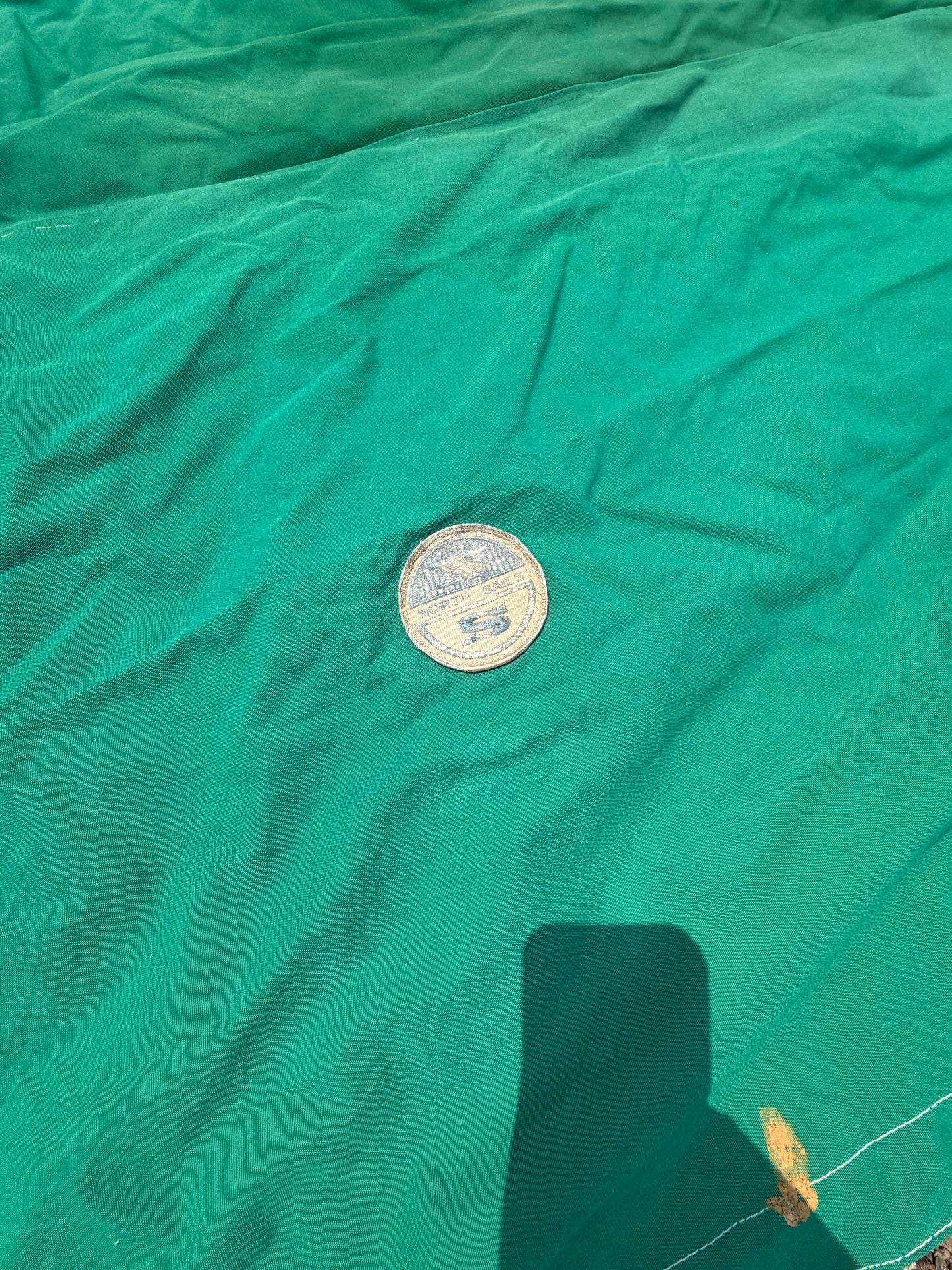 13' Length Green "Super Star" Main Sail Cover