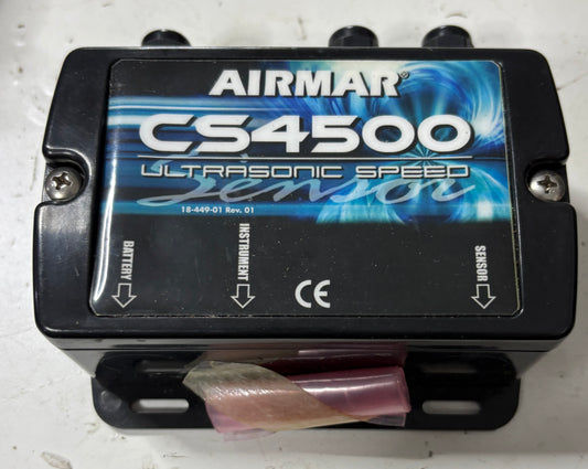 AIRMAR Smart CS4500 Ultrasonic Speed Sensor Black Box