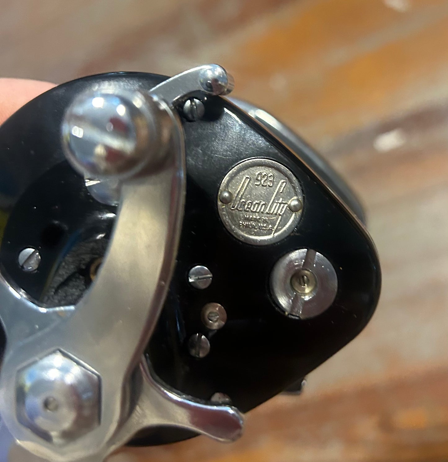 Ocean City No. 923 Fishing Reel w/ Original Box – Level Wind