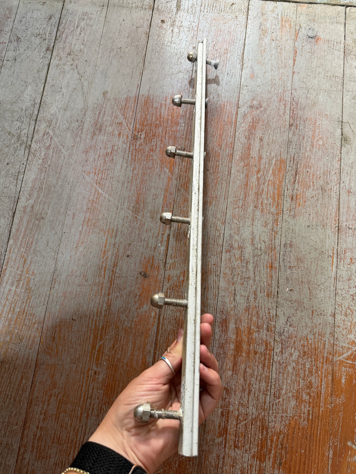 22 1/2" Long x 1 1/4" Track Width Aluminum T Track WITH Hardware - J30
