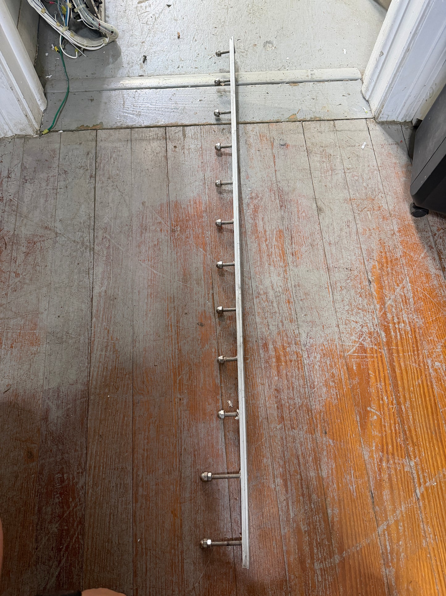 46 5/8" Long x 1 1/4" Track Width Aluminum T Track WITH Hardware J30