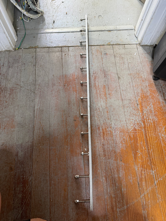 46 5/8" Long x 1 1/4" Track Width Aluminum T Track WITH Hardware J30