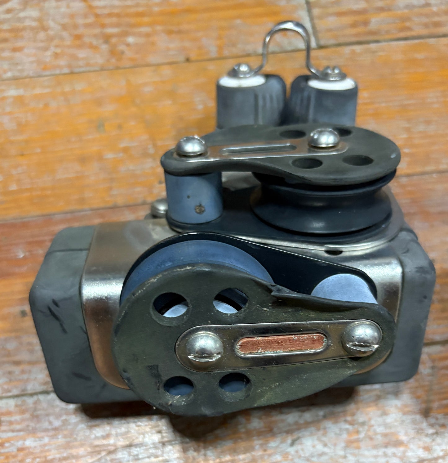Viadana Track Ends for 1 3/8" Track with Ronstan Cam Cleats and Block PAIR