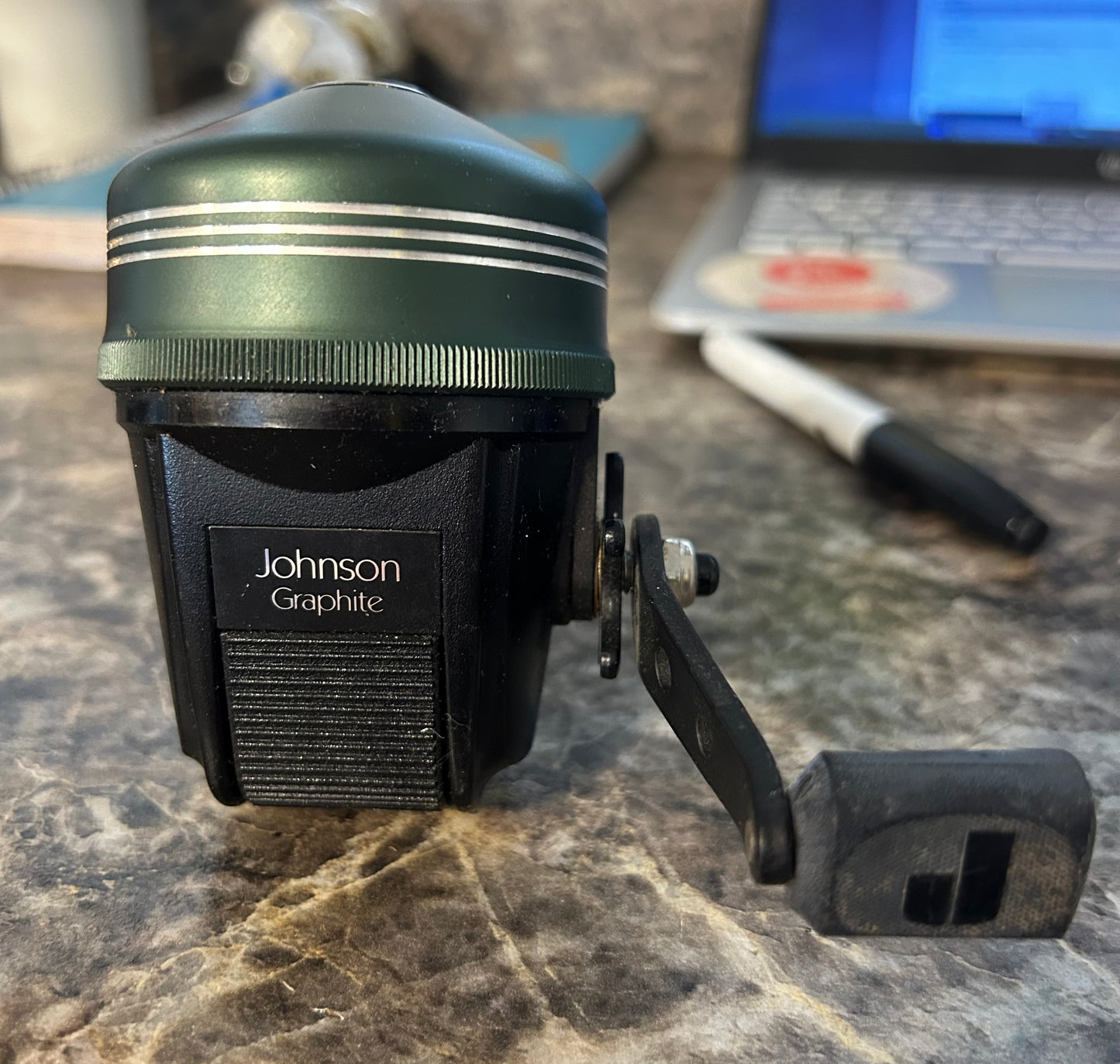 Vintage Johnson Century Graphite 225 Spincast Fishing Reel