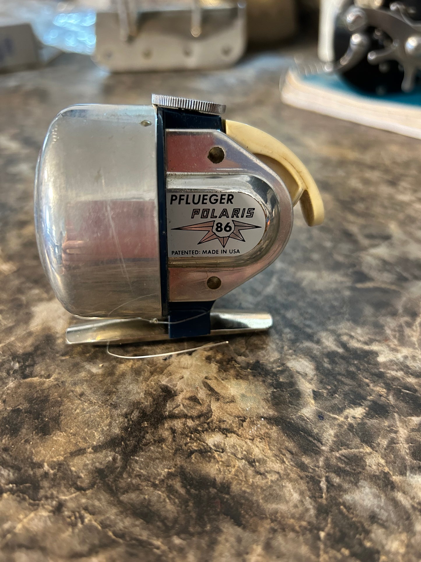 Pflueger Polaris 86 Fishing Reel Made in USA Spincast