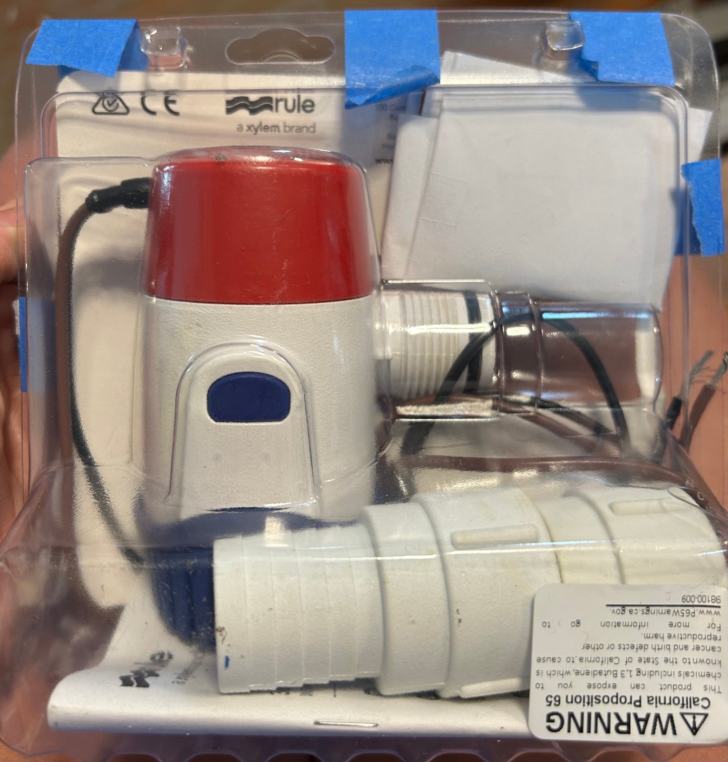 Rule 27DA 1100 GPH 12V Bilge Pump