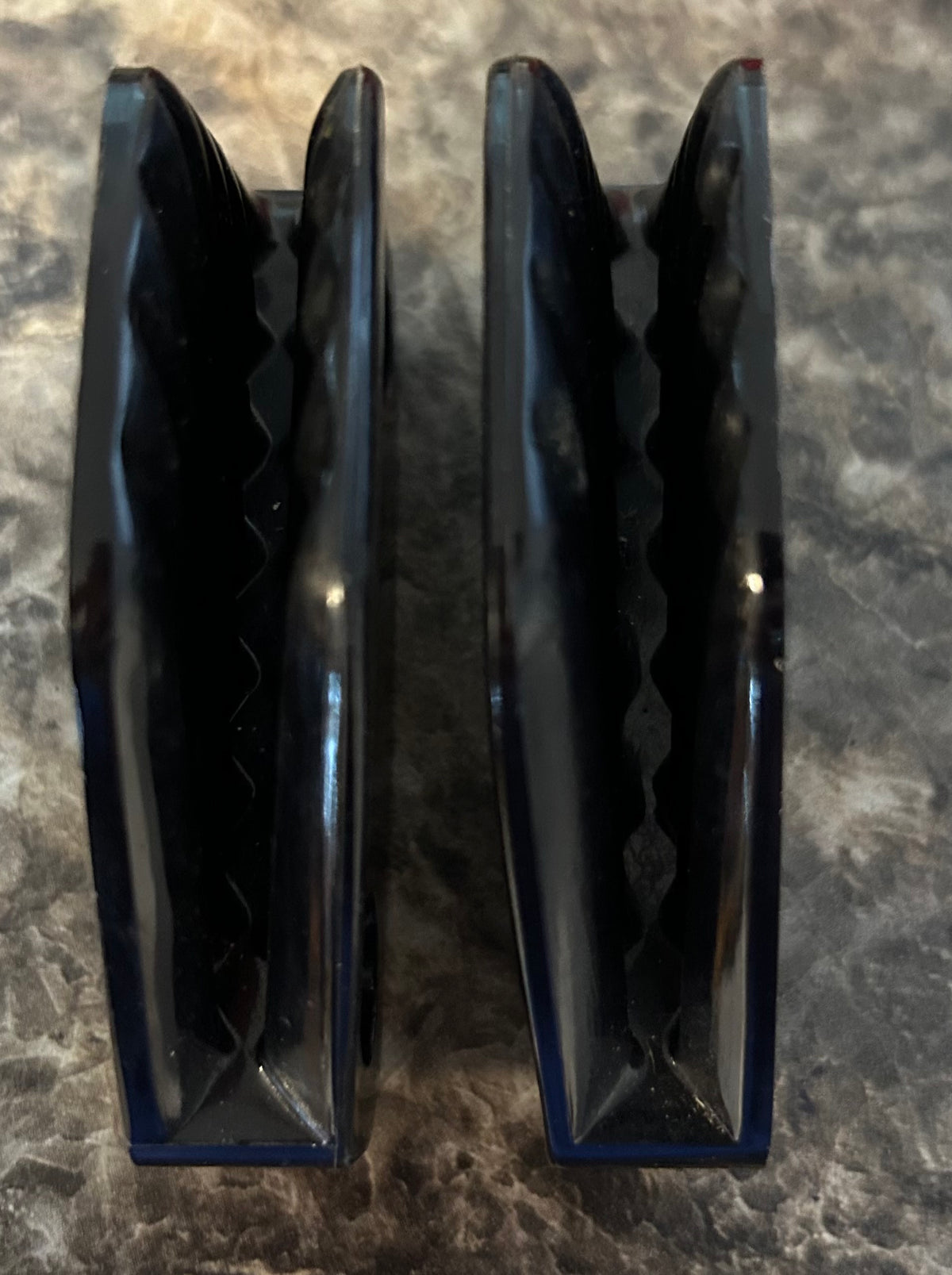 LOT OF 2 Clam Cleat CL207 Lateral Port Black Nylon Rope Cleat