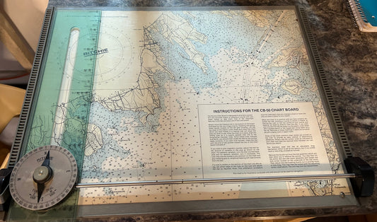 Ritchie CB-50 Chart Board Navigation Plotter 20 3/4” x 15 3/4”