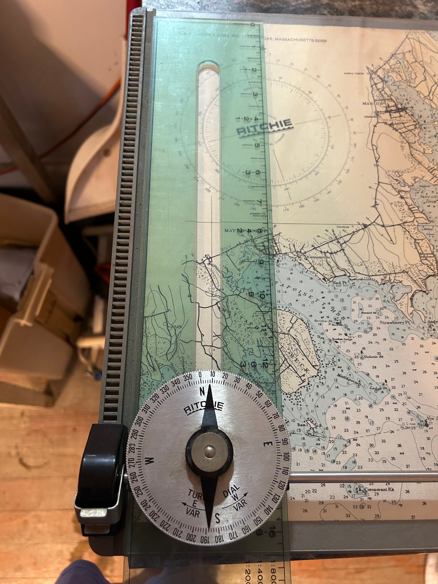 Ritchie CB-50 Chart Board Navigation Plotter 20 3/4” x 15 3/4”