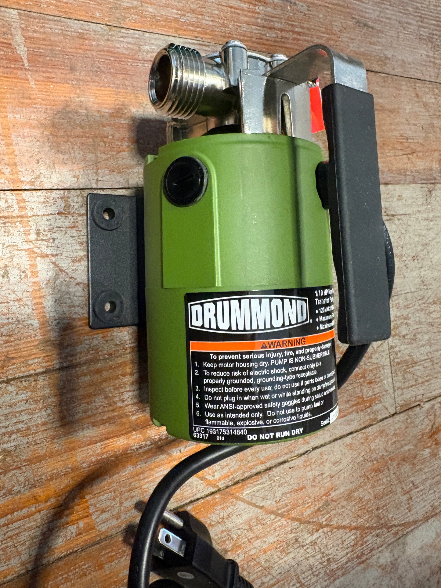 Drummond 1/10 HP Non-Submersible Transfer Pump NEW in BOX