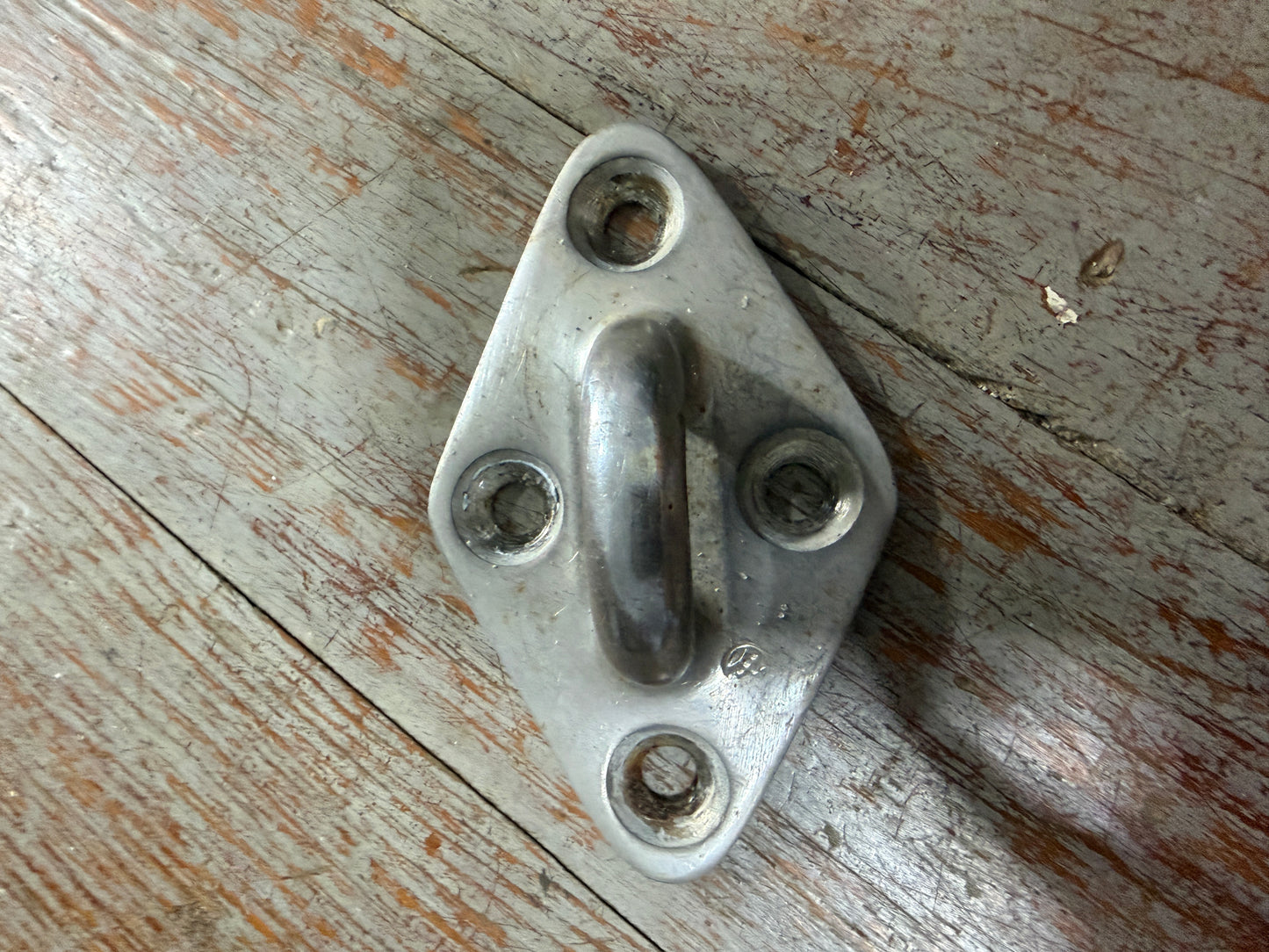 Chromed Bronze Merriman Pad Eye - 1" x 9/16" EYE