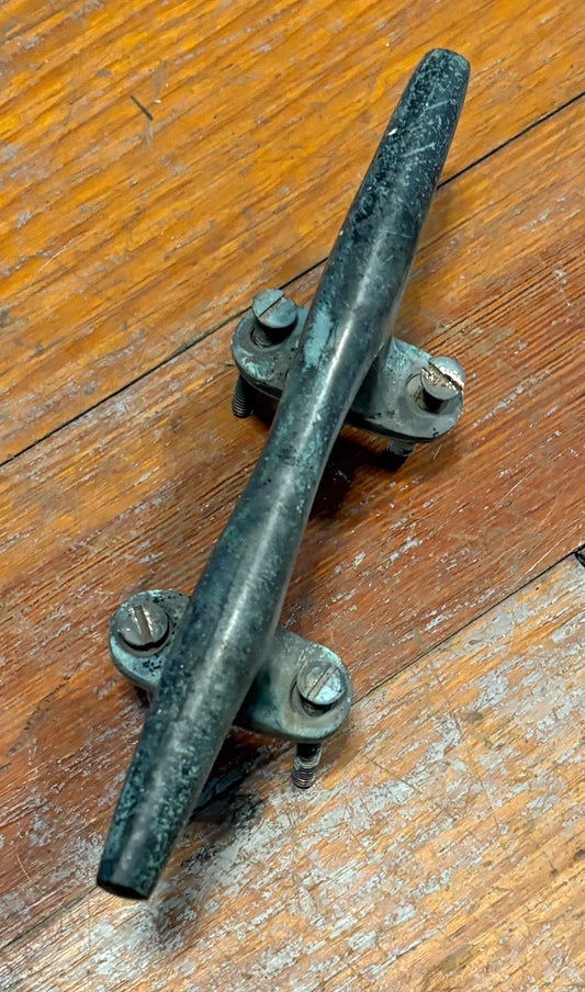 Vintage Bronze 6 3/4" Cleat off of Downeaster 38