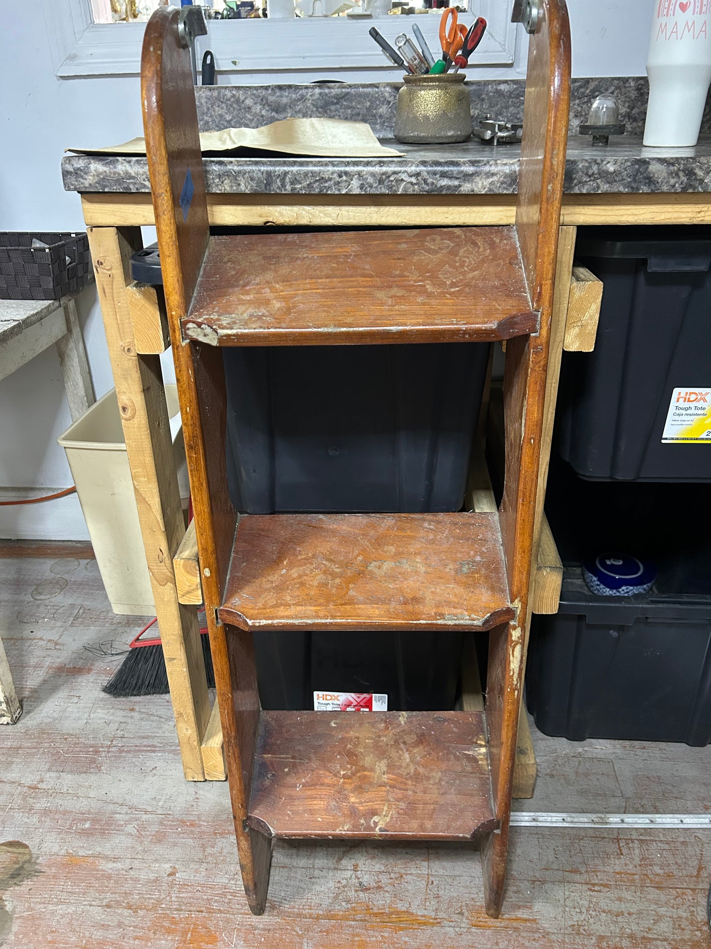 4' 1975 Ericson 27 Teak Companionway Ladder