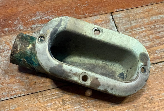 Vintage Bronze Deck Drain Scupper off Downeaster 38