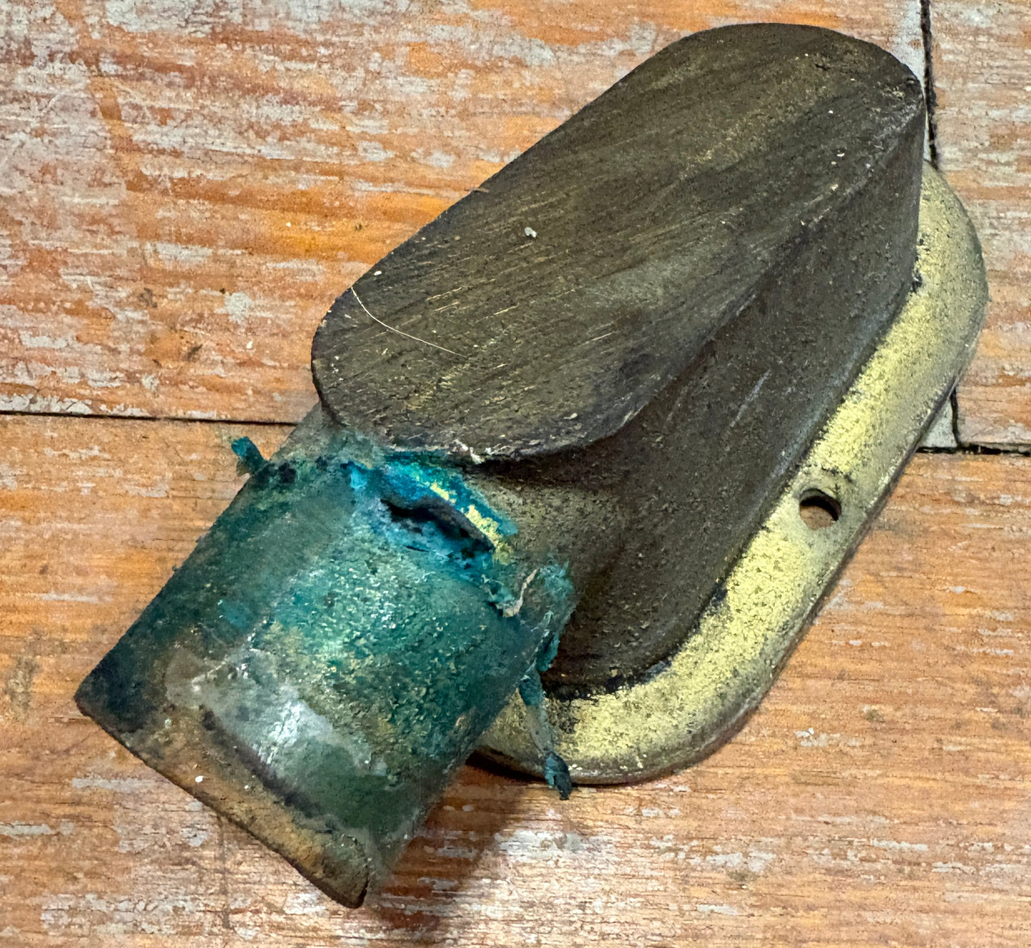 Vintage Bronze Deck Drain Scupper off Downeaster 38