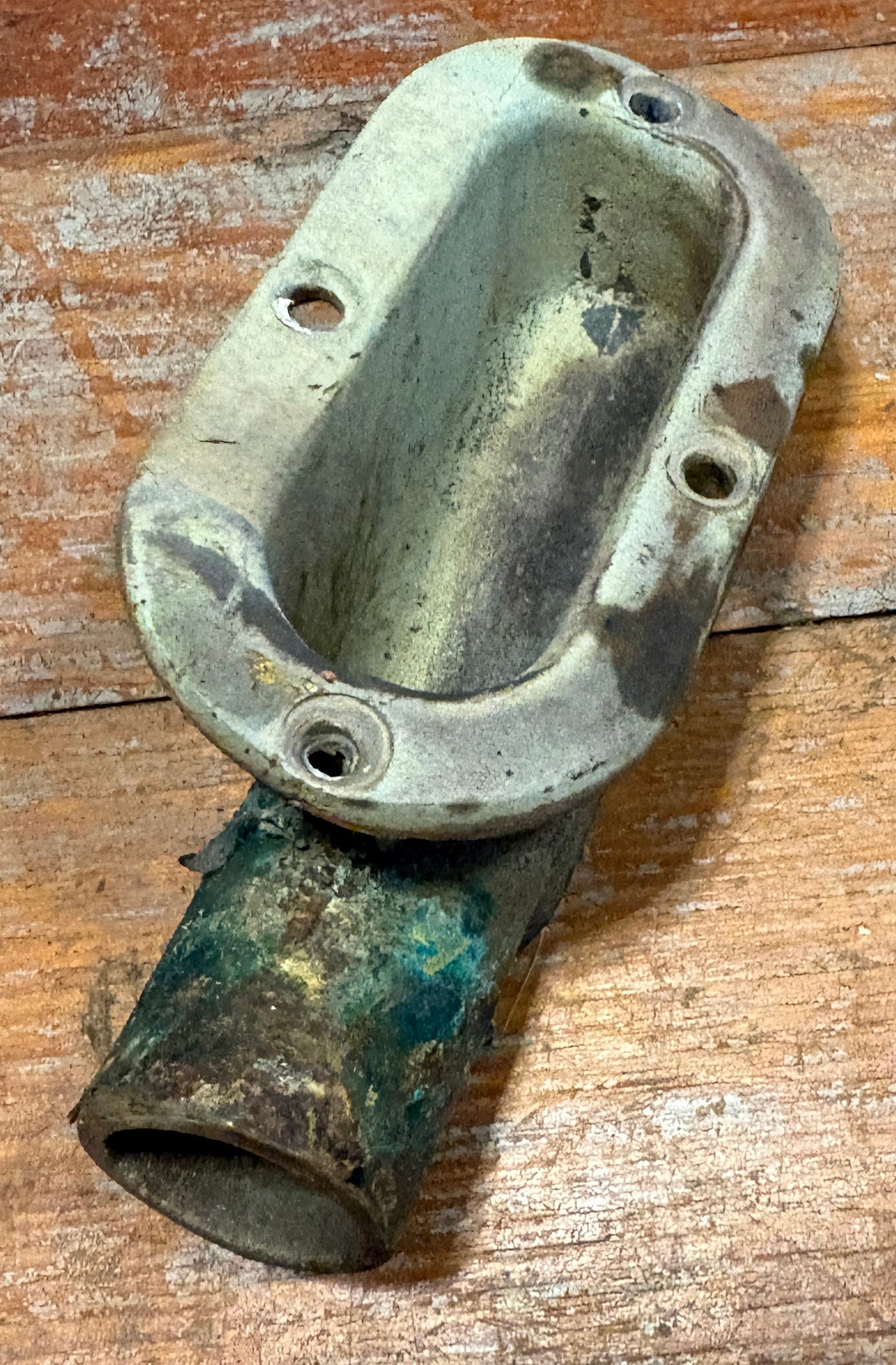Vintage Bronze Deck Drain Scupper off Downeaster 38