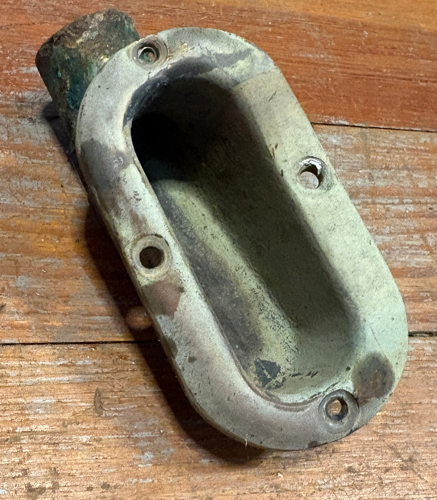 Vintage Bronze Deck Drain Scupper off Downeaster 38