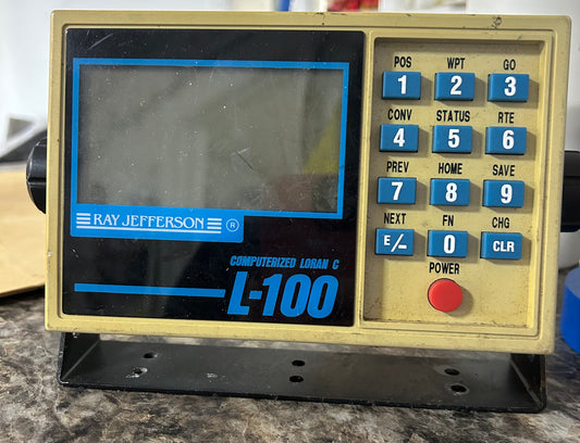 Ray Jefferson Loran C Navigator L-100 LED Marine Navigation Unit