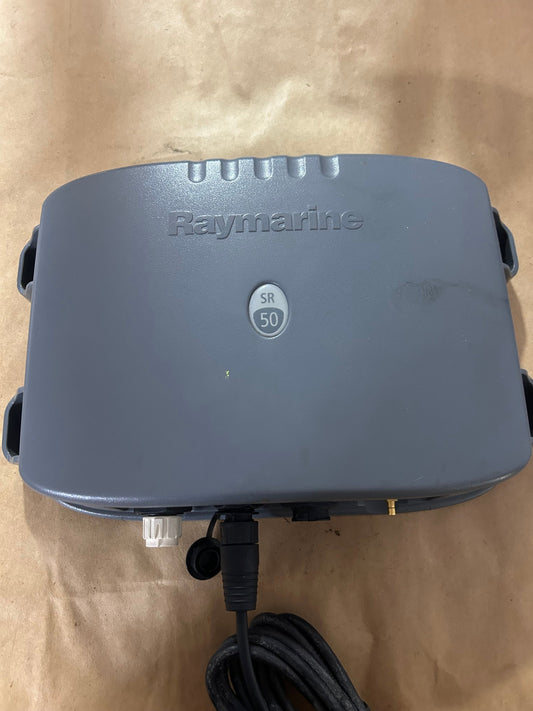 Raymarine SR50 Sirius Satellite Weather Receiver Marine Electronics w/ Cables