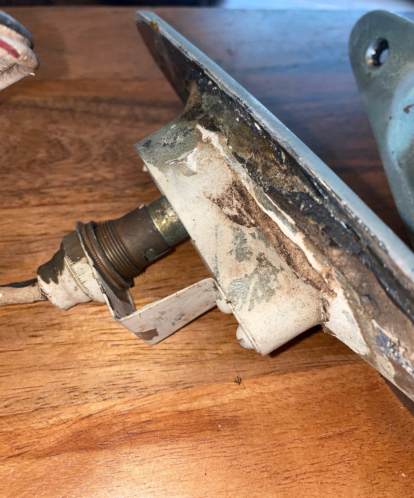 Vintage PAIR Bronze Navigational Lights