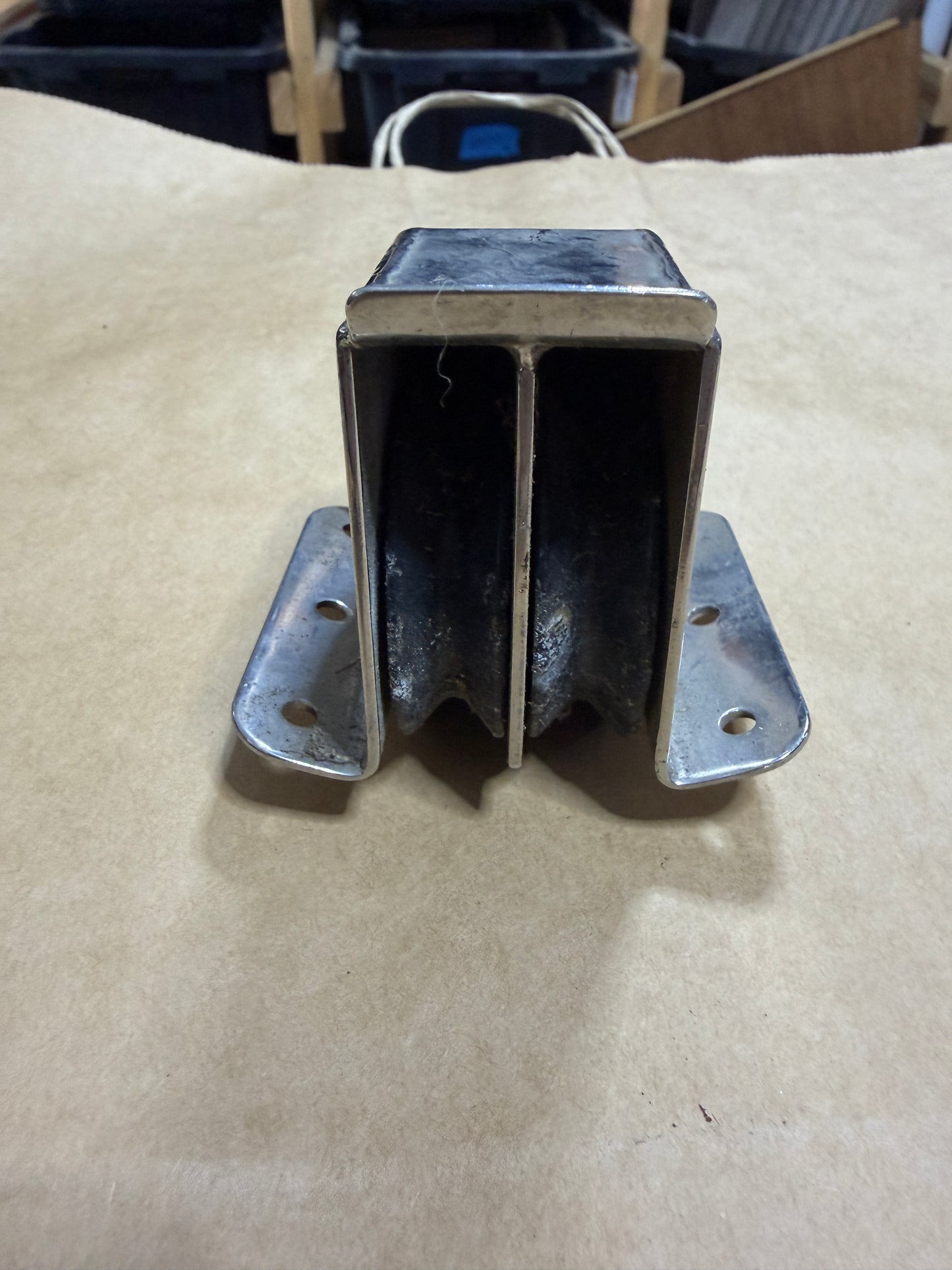 Schaefer Double Sheave Exit Block - 1/4" Line
