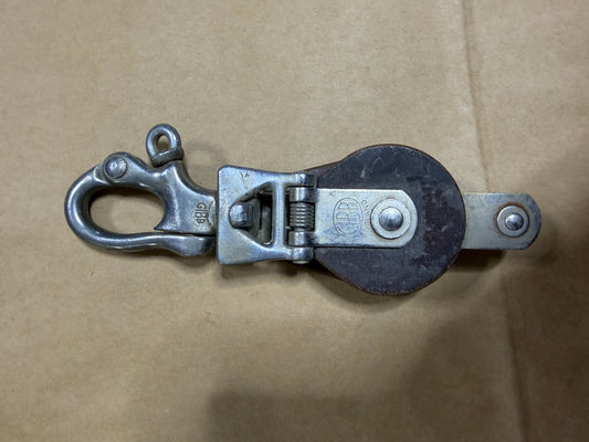 GIBB Tufnol Snatch Block - 3/8" Line Width