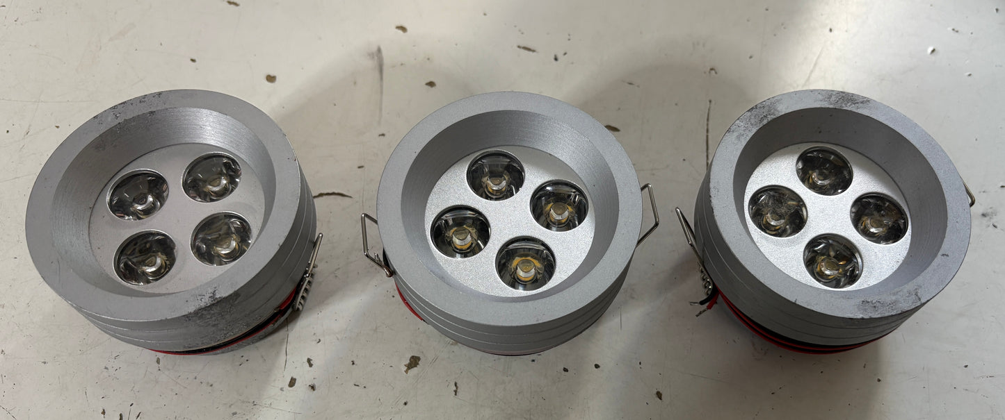 LED Interior Downlight set of 3