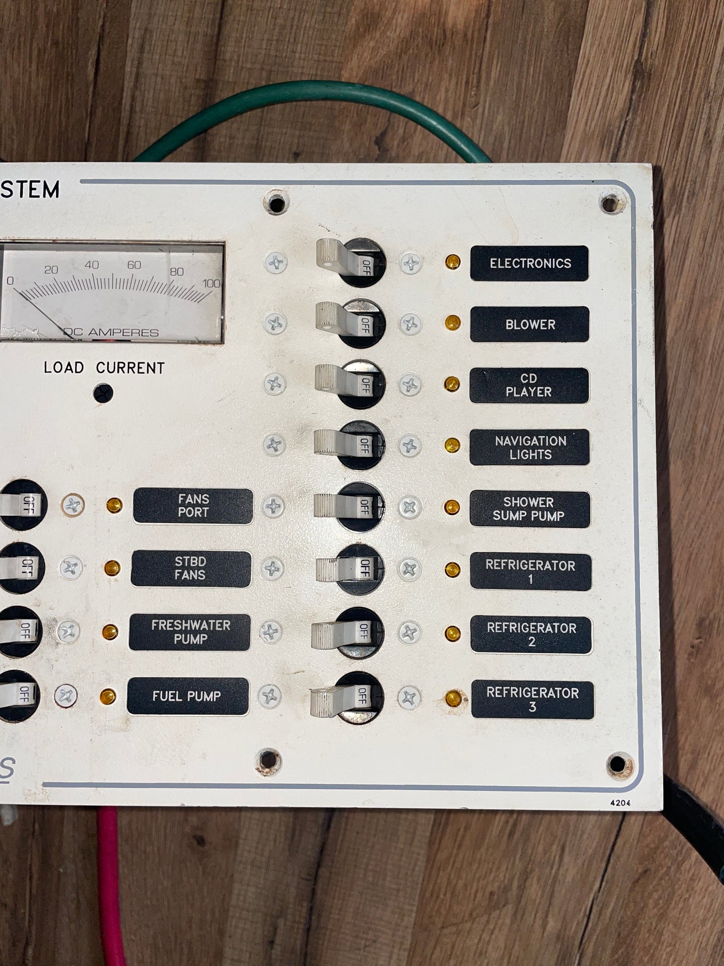 Paneltronics 24 Switch 12 Volt DC Panel