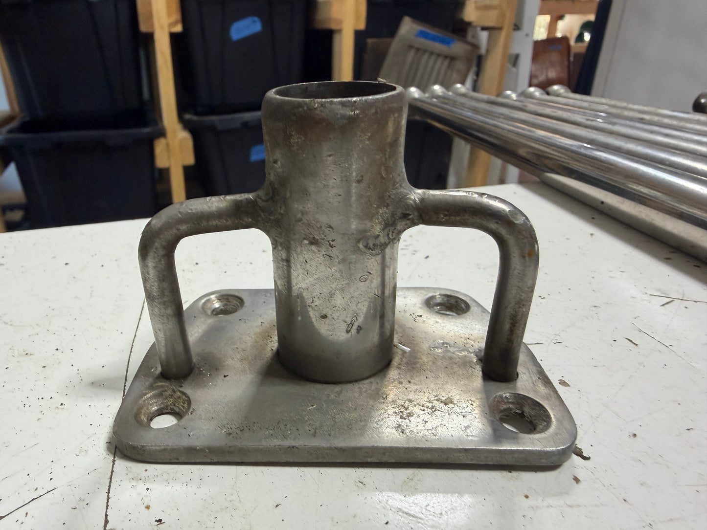 SOLID Stainless Steel 21 5/8" Stanchion - Seafarer Swiftsure 33'