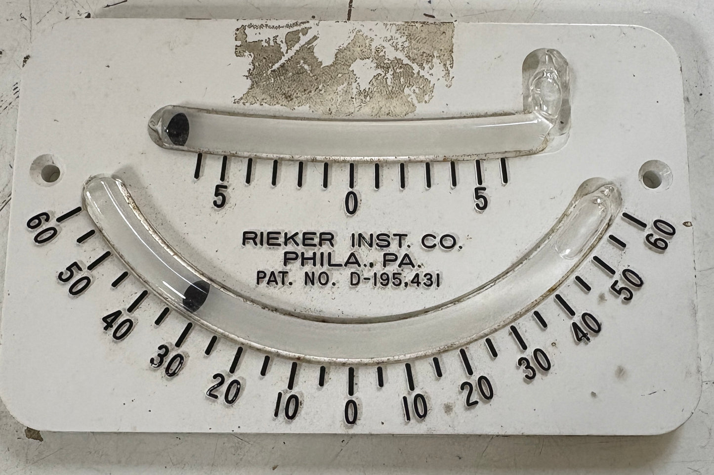 Rieker Instrument Company Inclinometer