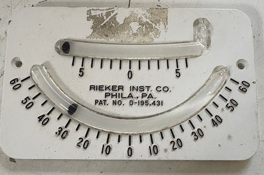 Rieker Instrument Company Inclinometer
